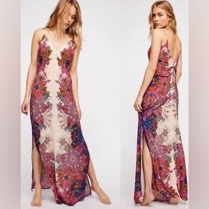 Free people wildflower tea maxi dress